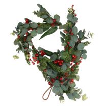 Artikel Weihnachtsgirlande Tannengirlande künstlich Eukalyptus Konifere Beerenzweig 160cm