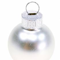 Artikel Mini Weihnachtskugel Silbern Sortiert Ø2,5cm 22 St