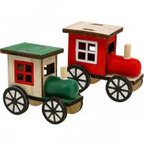 Artikel Weihnachtszug Eisenbahn Deko Holz Lokomotive H7,5cm 4 St
