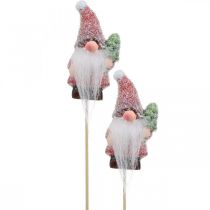 Artikel Deko Wichtel Weihnachtsmann Dekostecker Weihnachten 10cm 4 St