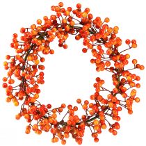 Artikel Beerenkranz Dekoring Beeren Rot Orange Künstlich Ø30cm