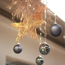 Artikel Christbaumschmuck, Adventsdeko, Stern-Anhänger Golden B30cm 4 St