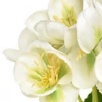 Artikel Christrosen Weiß Künstliche Blumen als Strauß 18 Blüten 60cm