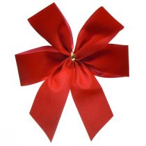 Artikel Dekoschleife Rot Samtschleife 4cm breit Weihnachtsschleife für draußen 15×18cm 2St