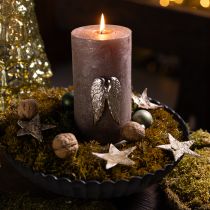 Artikel Kerzenpins Weihnachten Engelsflügel Silber 4×7cm 4 St