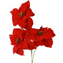 Artikel Prächtiger Weihnachtsstern - Poinsettia in Rot – 46 cm 6St 2 Bund
