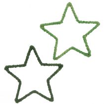 Artikel Sterne Jute für Weihnachtsdeko Weihnachtssterne Grün 15cm 8 St
