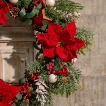 Artikel Weihnachtsstern Christstern Rot Künstlich L55cm 2St