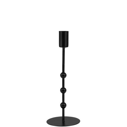 Artikel Stabkerzenhalter Kerzenständer Schwarz Metall Ø7cm H19,5cm