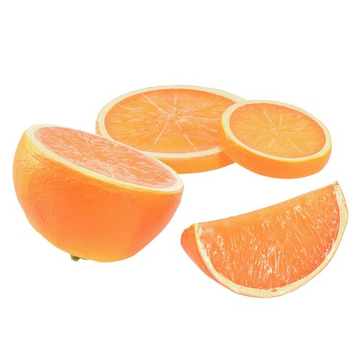 Deko Orangen Künstliches Obst in Stücken 5–7cm 10 St