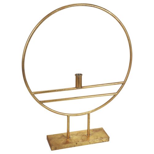 Artikel Dekoring mit Fuß Kerzenständer Metall Deko Gold Ø44,5cm