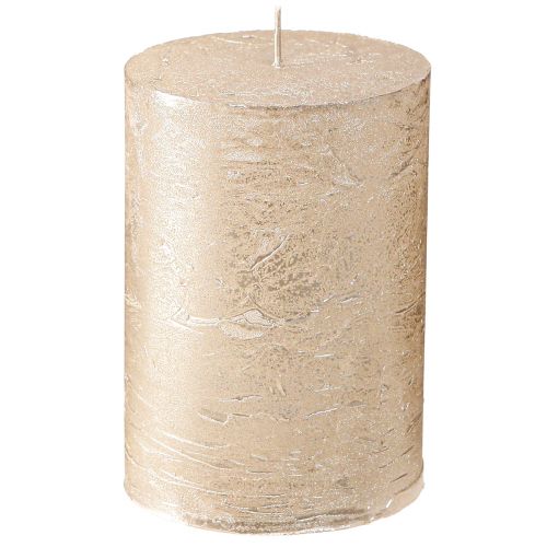 Artikel Durchgefärbte Kerzen Platin 70x100mm 4 St