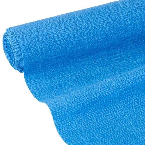 Floristenkrepp Krepppapier für Floristik Blau 50×250cm 5St