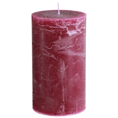 Artikel Kerzen durchgefärbt Berry Stumpenkerzen 85×150mm 2 St