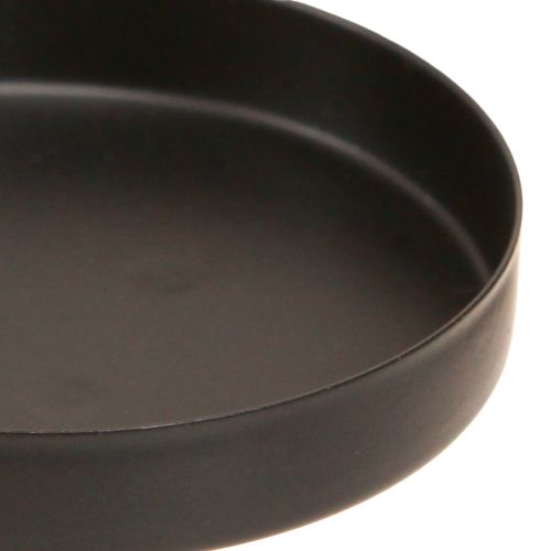 Artikel Kerzenhalter Adventskranz Metall Schwarz matt Ø8cm 4 St
