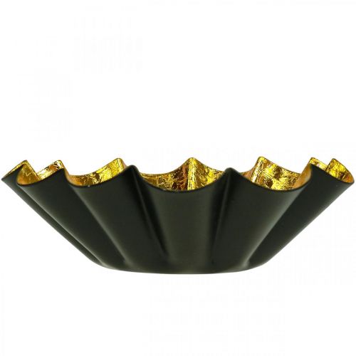 Artikel Teelichthalter Weihnachten Deko Backform Schwarz Gold Ø12cm 2St