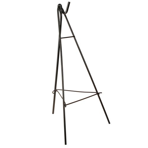 Artikel Kranzhalter stehend mit Haken Schwarz Metall Staffelei H56cm