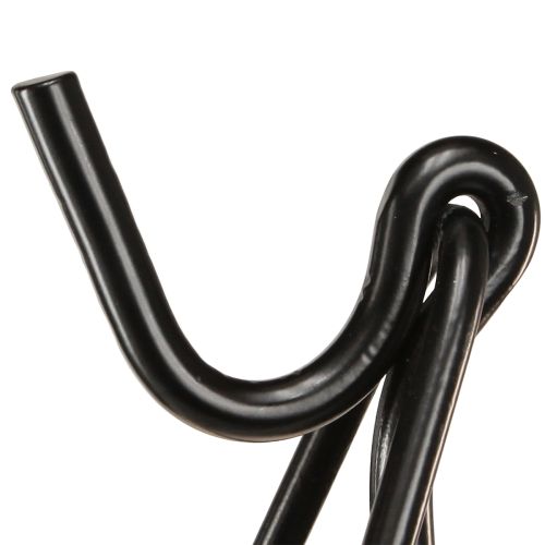 Artikel Kranzhalter stehend mit Haken Schwarz Metall Staffelei H56cm