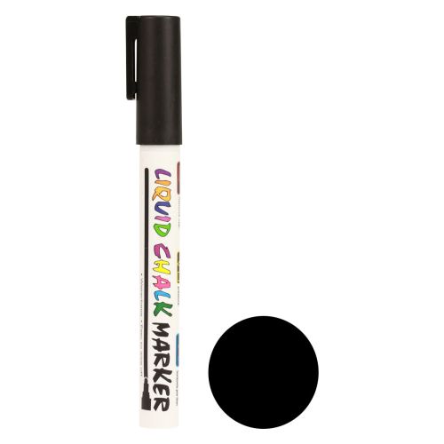 Kreidemarker Kreidestift Schwarz Wasserlöslich 3mm 1 St