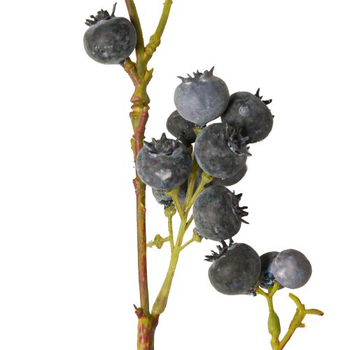 Artikel Künstlicher Zweig mit blauen Beeren Heidelbeeren 110cm