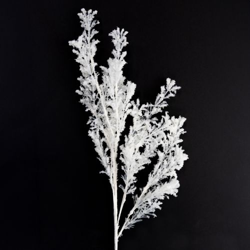 Artikel Kunstzweig gefrostet Dekozweig Winterdeko Weiß 78cm 2St