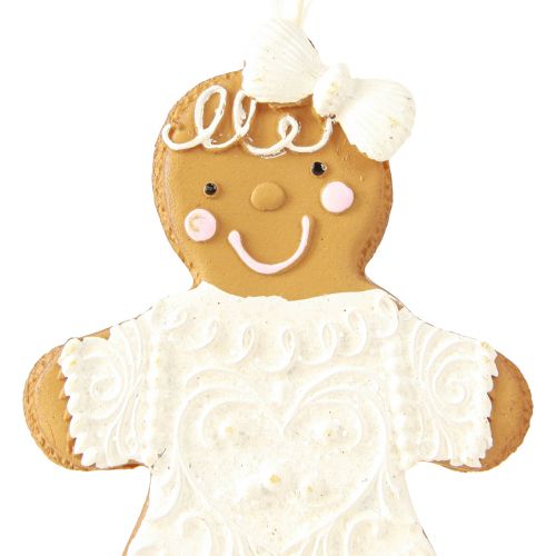 Artikel Lebkuchenmann Deko Lebkuchenfrau zum Hängen H10,5cm 4St