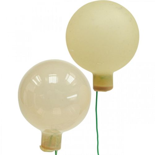 Artikel Mini Weihnachtskugeln Creme Mix Matt/Glanz Ø40mm 32 St