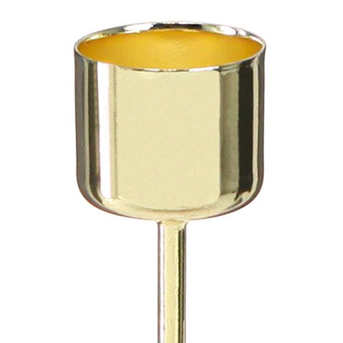 Artikel Stabkerzenhalter zum Stecken Gold Ø22mm H10,5cm 12 St