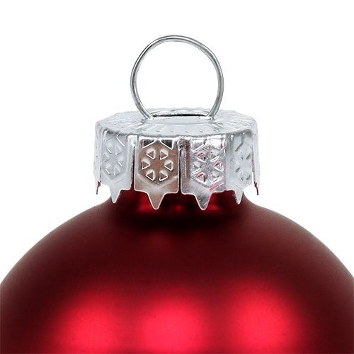 Artikel Weihnachtskugel Ø4cm Rot Glanz/Matt 24 St