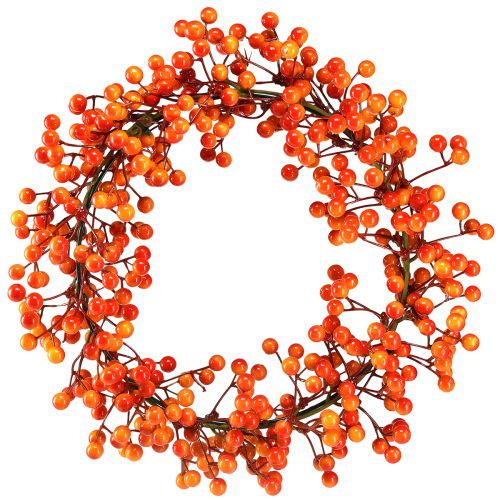 Artikel Beerenkranz Dekoring Beeren Rot Orange Künstlich Ø30cm