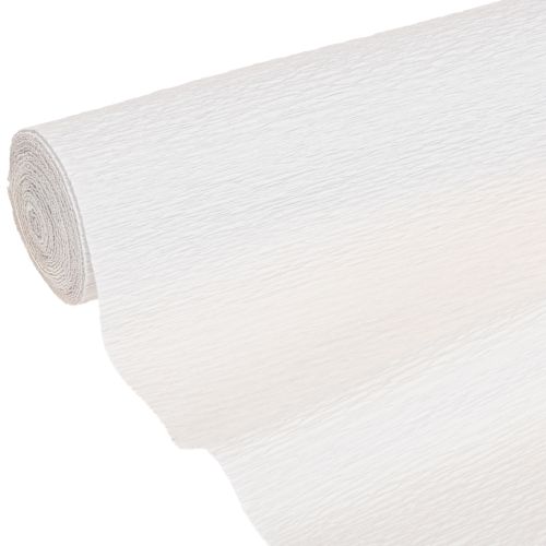 Floristen-Krepppapier Floristenkrepp Weiß 50×250cm 5St